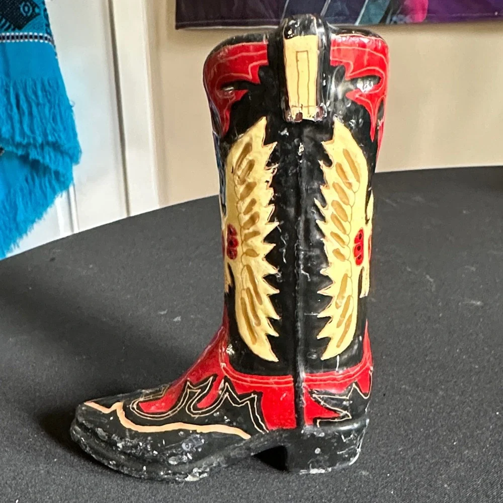 Western Cowboy Boot Vintage Candle